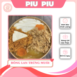 BÁNH bông lan trứng muối