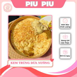 Bánh Bông Lan Kem Trứng Dừa Nướng