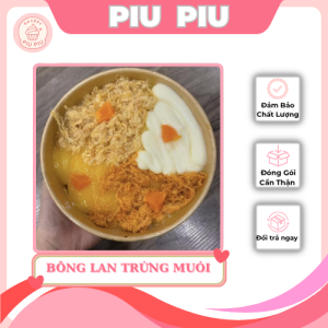 BÁNH bông lan trứng muối