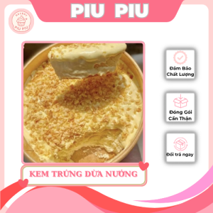 Bánh Bông Lan Kem Trứng Dừa Nướng