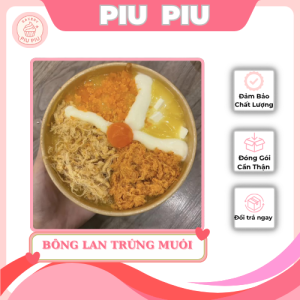 BÁNH bông lan trứng muối