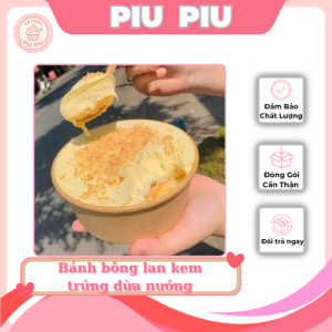 Bánh Bông Lan Kem Trứng Dừa Nướng