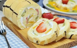 bánh bông lan cuốn