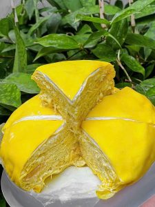 bánh crepe sầu riêng